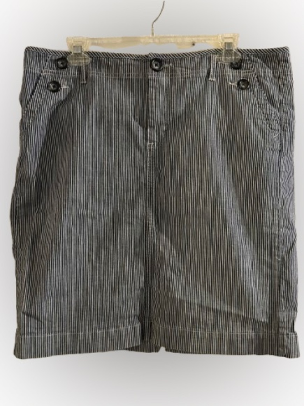 Gap Jeans Limited Edition Navy Pin‑Stripe Skirt – Size 14